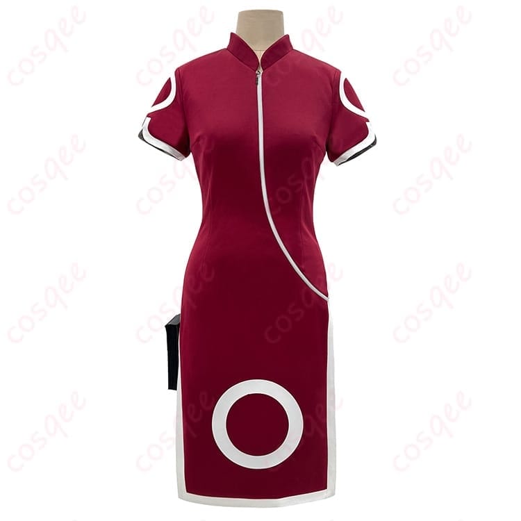 NARUTO 春野サクラのチャイナドレス風コスプレ衣装 動きやすく写真映えする仕上がり - 10枚目の画像