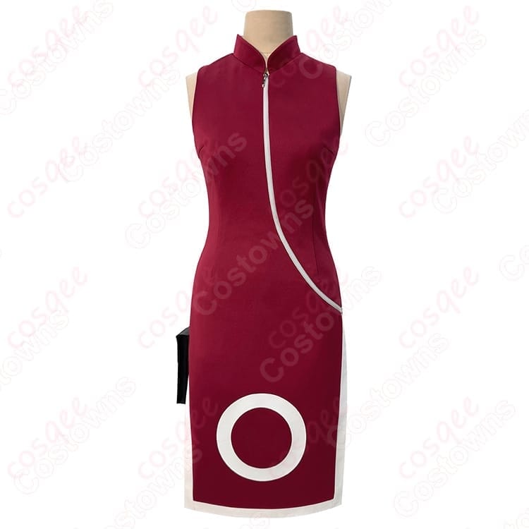 NARUTO 春野サクラのチャイナドレス風コスプレ衣装 動きやすく写真映えする仕上がり - 9枚目の画像