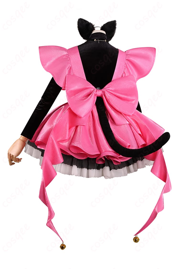 商品の背面画像、コスプレ衣装の背面のデザイン