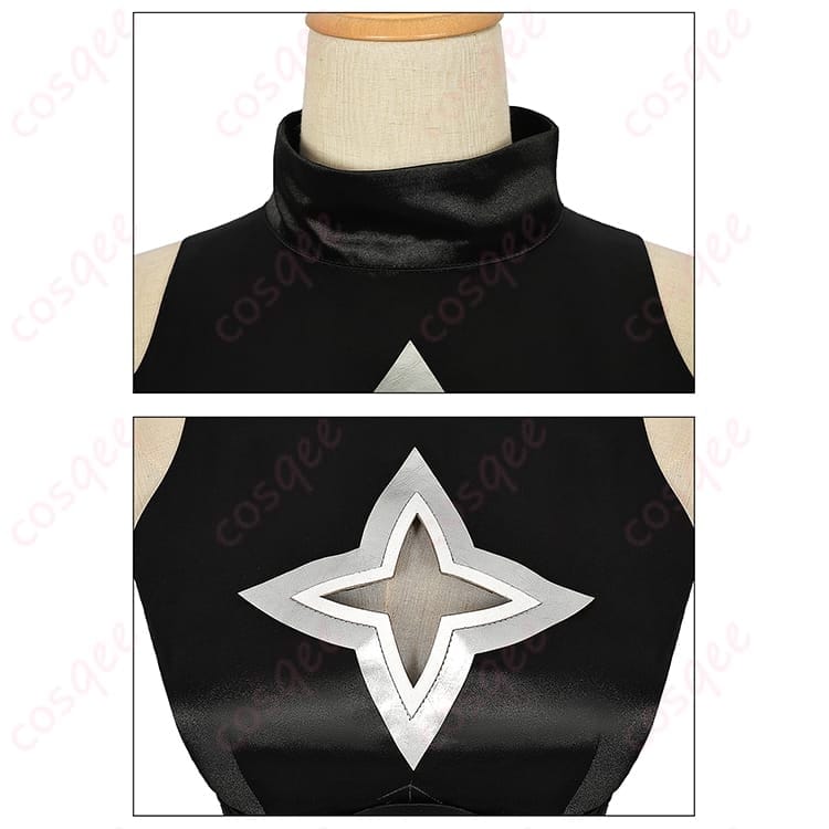 アズールレーン 金色の闇 SSR戦艦Ver コスプレ衣装 漆黒が映えるスタイリッシュな一着 - 3枚目の画像