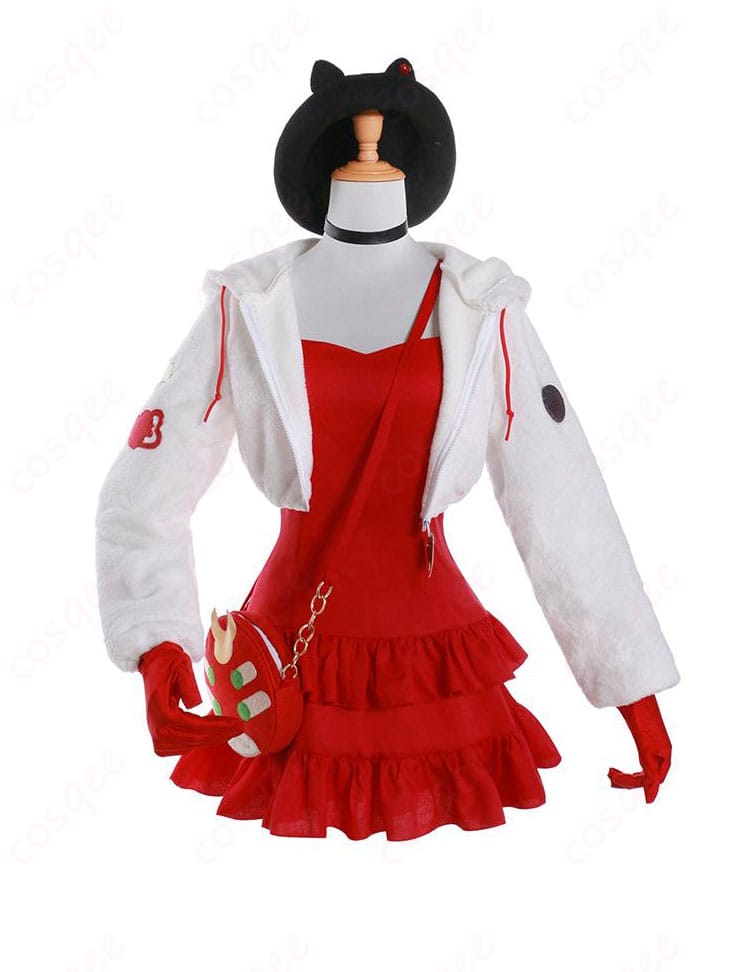 服装の装飾細部の写真 | コスプレ衣装 | 新世紀エヴァンゲリオン | 細かな刺繍や装飾