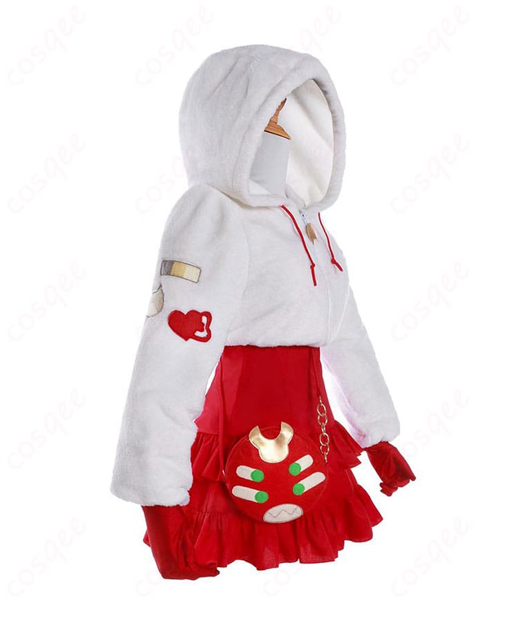 商品側面の写真 | アスカ コスプレ衣装 | 服装のディテール | 360度全体像