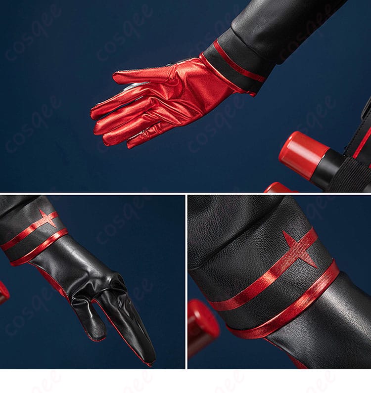 袖口と手袋の装飾に焦点を当てたディテール。