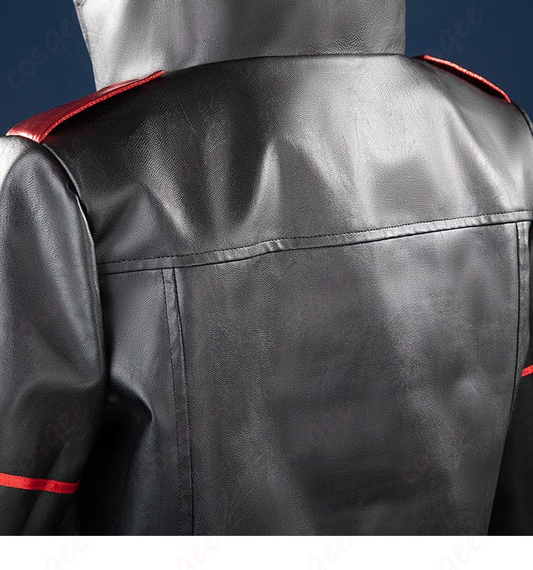 コスプレ衣装外套背面のデザインと美しいディテール。