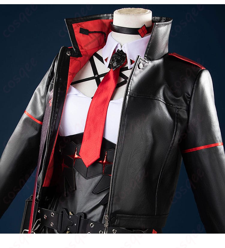 外套の門襟装飾のクローズアップ、精緻な刺繍。