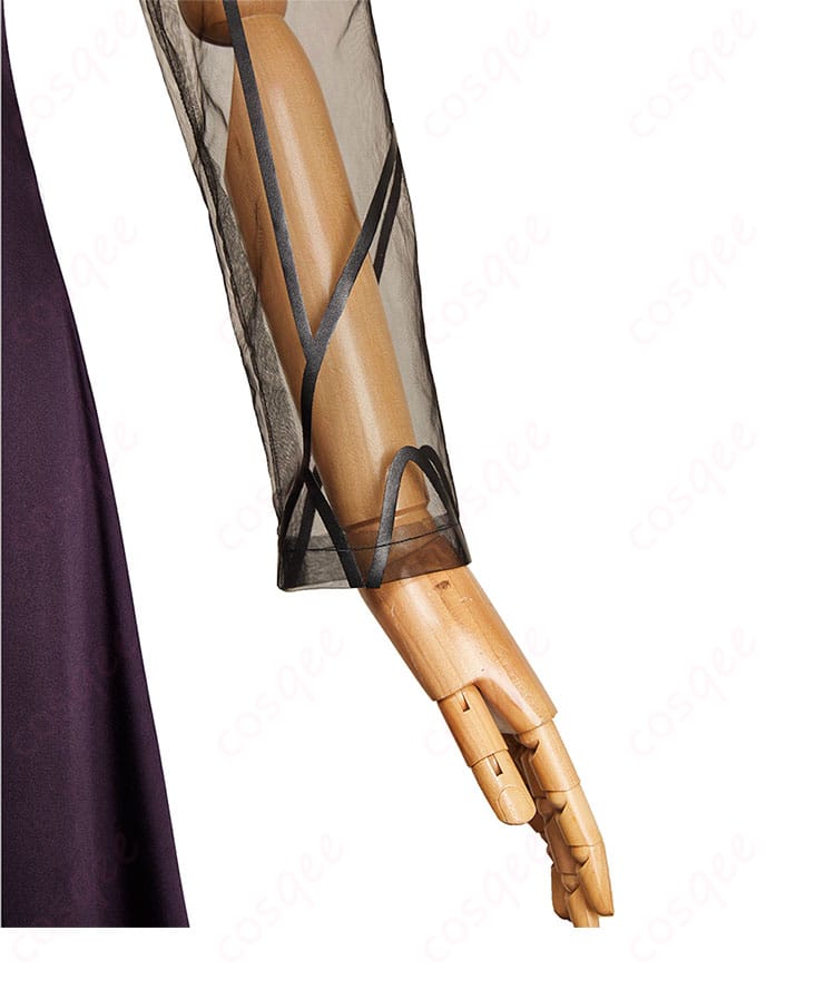 SAKAMOTO DAYS 大佛 黒いドレス コスプレ衣装 袖口装飾ディテール―丁寧縫製