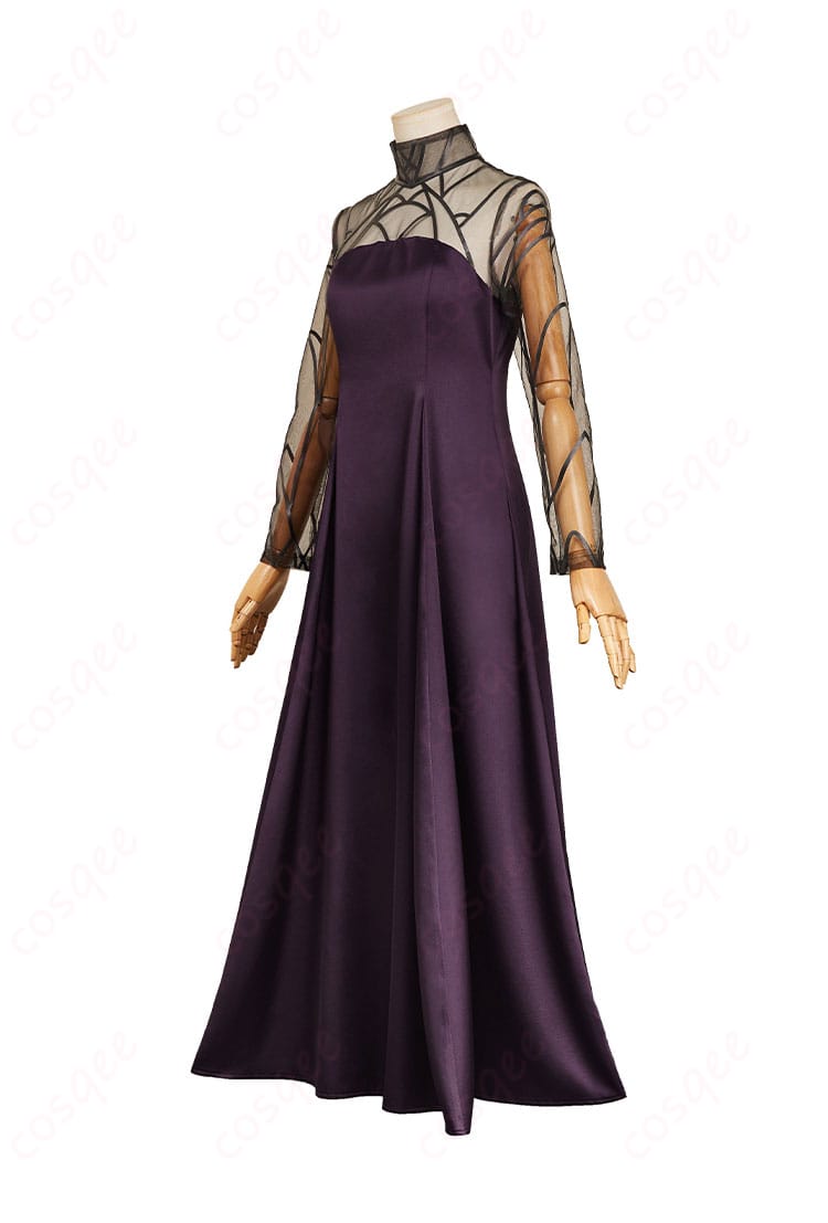 SAKAMOTO DAYS 大佛 黒いドレス コスプレ衣装 左側アングル―ラインと質感チェック