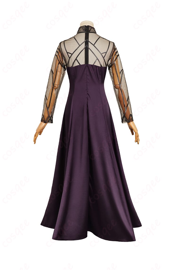 SAKAMOTO DAYS 大佛 黒いドレス コスプレ衣装 背面ビュー―ベールと裾の再現度