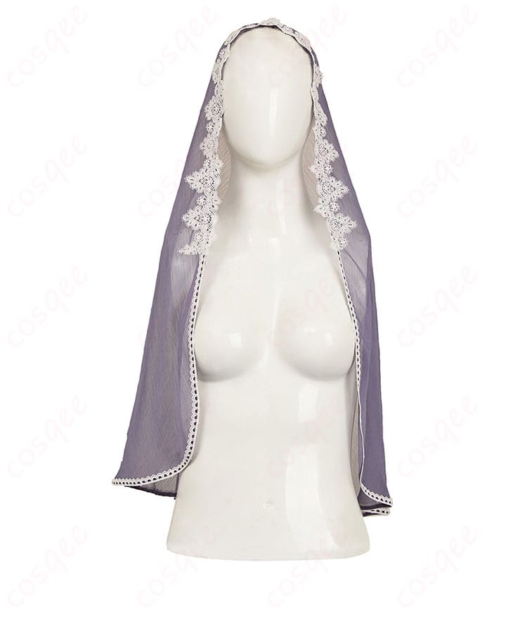 SAKAMOTO DAYS 大佛 黒いドレス コスプレ衣装 頭巾装飾全体―ミステリアス演出