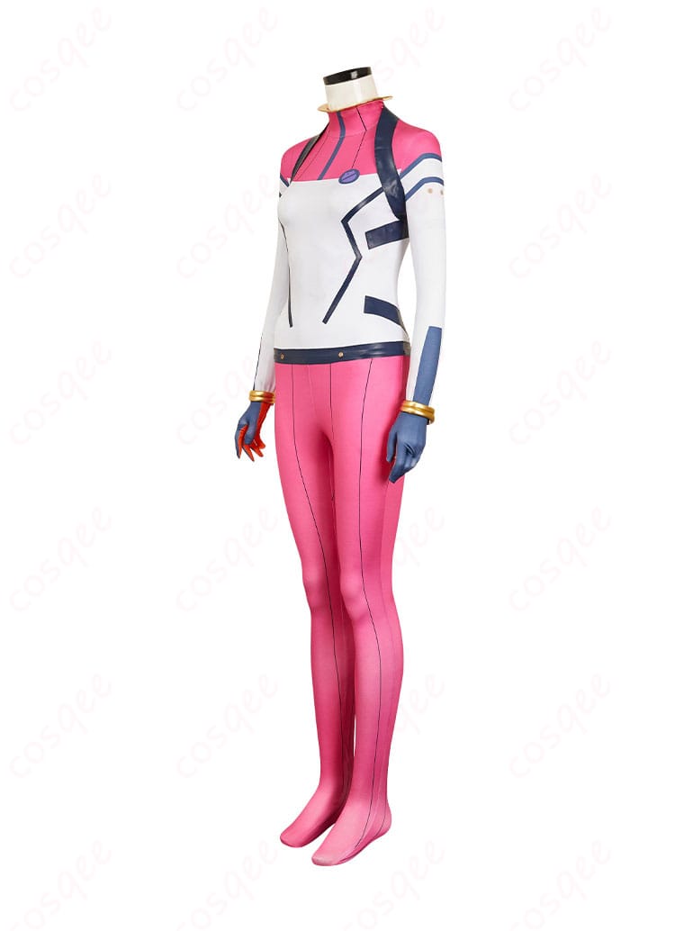 アマテ・ユズリハ コスプレ衣装 右側面ビュー｜シャープなラインを確認