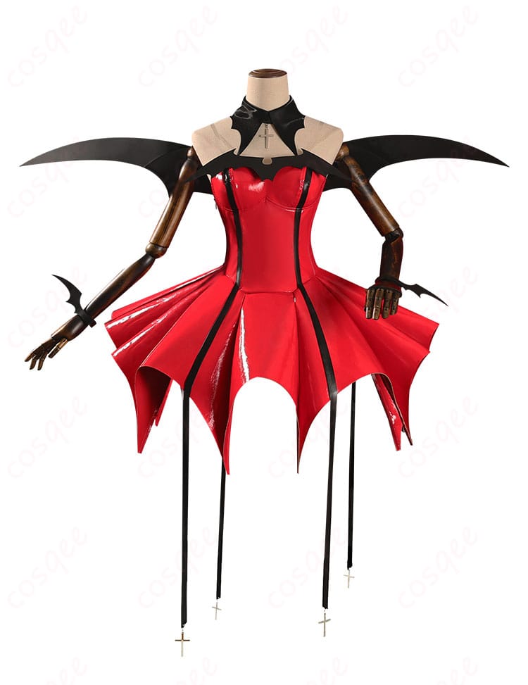 しゅごキャラ ほしな歌唄 コスプレ衣装 正面全身ショット|悪魔ルナティックチャーム