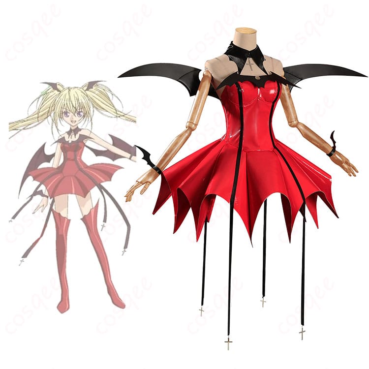 しゅごキャラ ほしな歌唄 悪魔ルナティックチャーム コスプレ衣装 正面&キャラ比較写真|再現度チェック