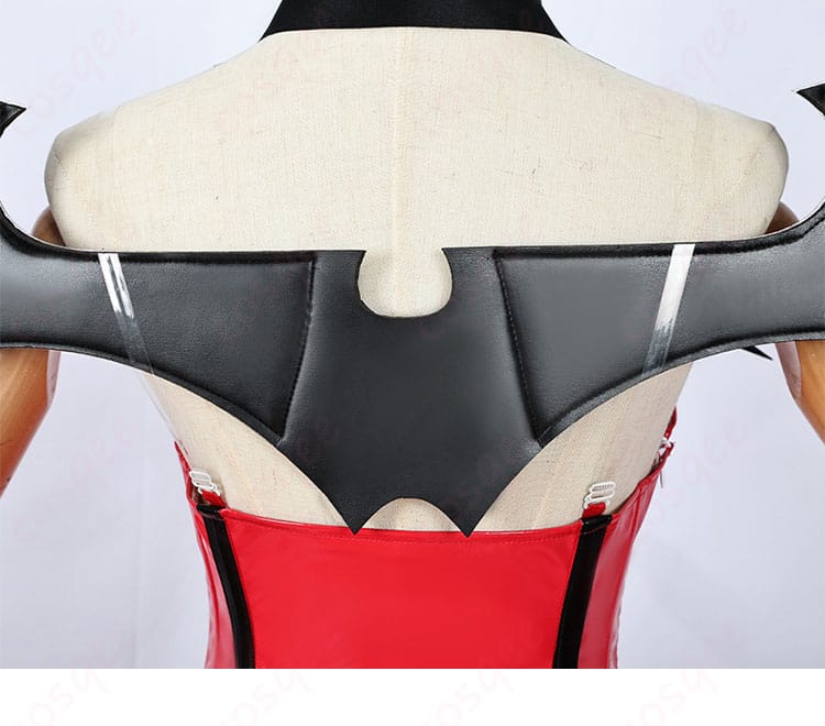 ルナティックチャーム 衣装背面レースアップ&羽根ジョイント|細部写真