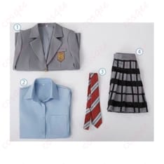 四月は君の嘘 宮園かをり 学園制服コスプレ｜清楚で上品な配色が写真に映える一着 - 5枚目の画像（サムネイル）