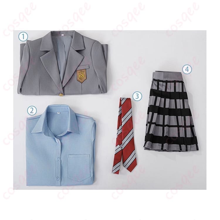 四月は君の嘘 宮園かをり 学園制服コスプレ｜清楚で上品な配色が写真に映える一着 - 5枚目の画像