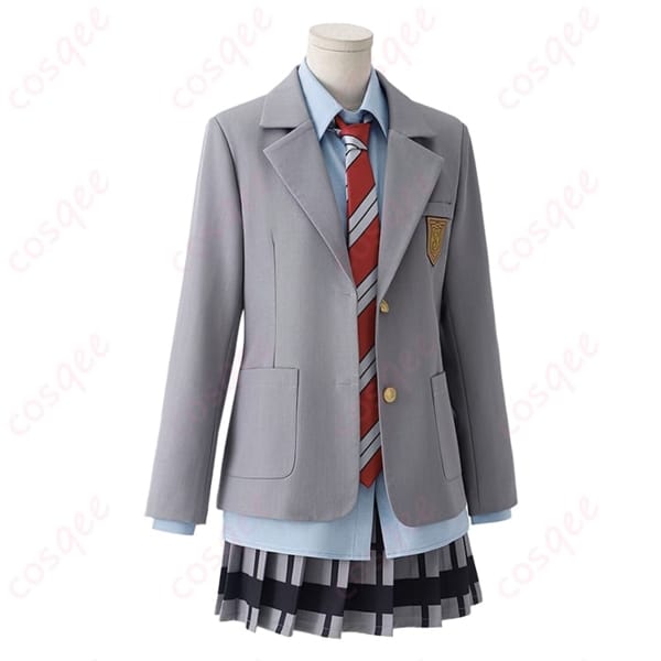 四月は君の嘘 宮園かをり 学園制服コスプレ｜清楚で上品な配色が写真に映える一着