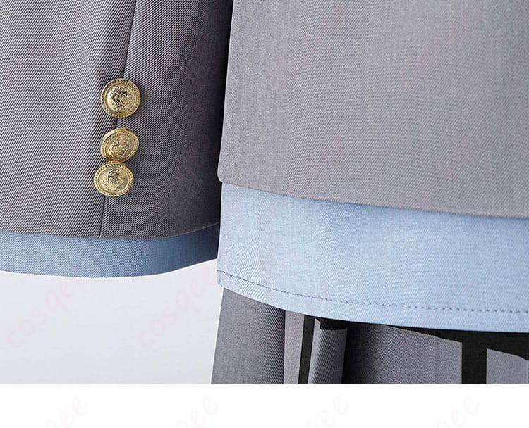 君嘘 制服コスプレ 袖口ディテール | ボタン&ステッチのこだわり