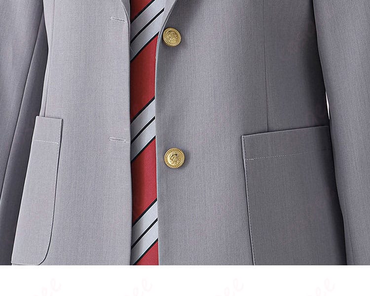 君嘘 制服コスプレ 前立てディテール | 丁寧縫製で耐久性◎