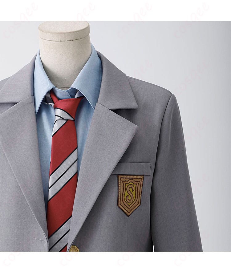 君嘘 制服コスプレ ネクタイ装飾アップ | 市立墨谷中学校カラー再現