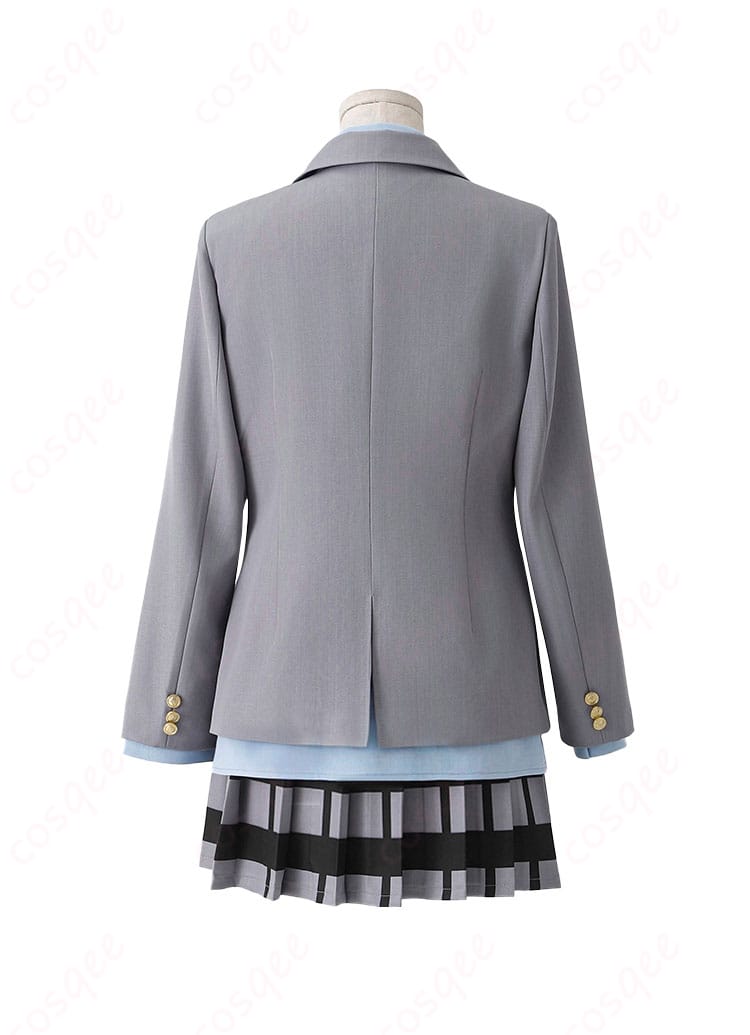 君嘘 宮園かをり コスプレ制服 背面ビュー | 細部まで忠実再現