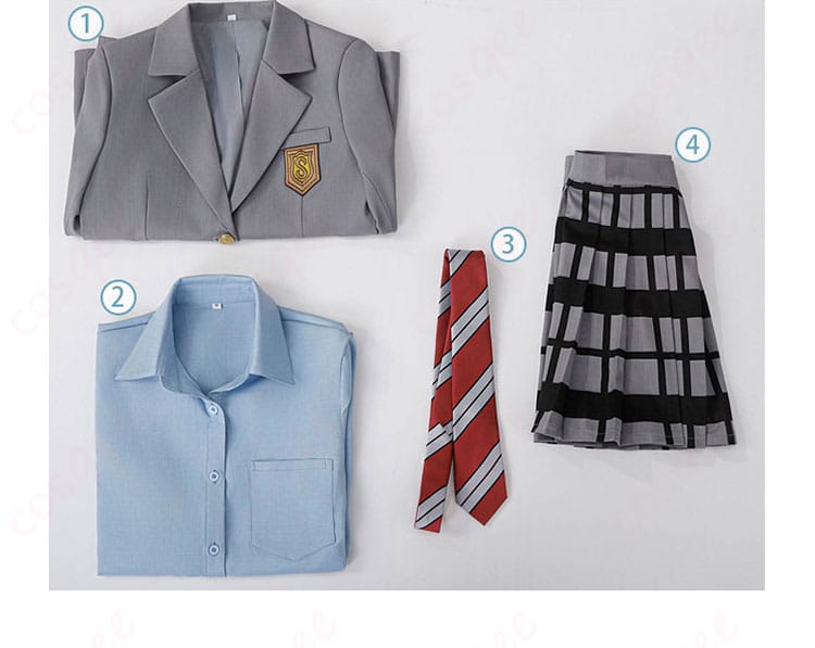 君嘘 制服コスプレ セット内容一覧 | コート・シャツ・ネクタイ・スカート