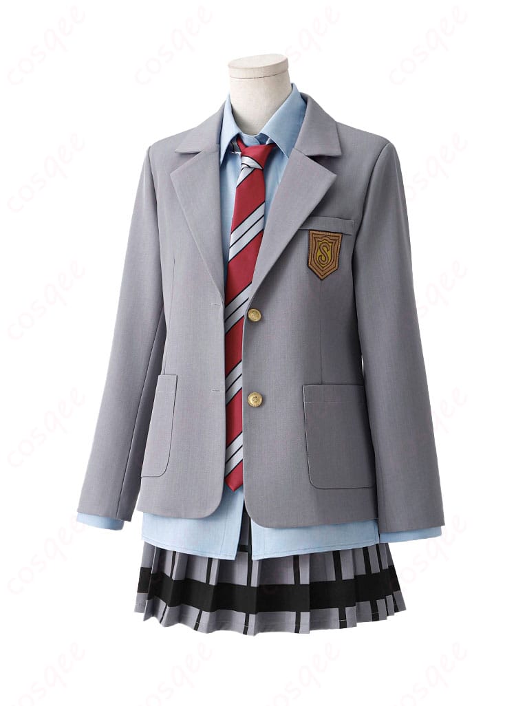 君嘘 宮園かをり コスプレ制服 サイドシルエット | スマートなライン確認