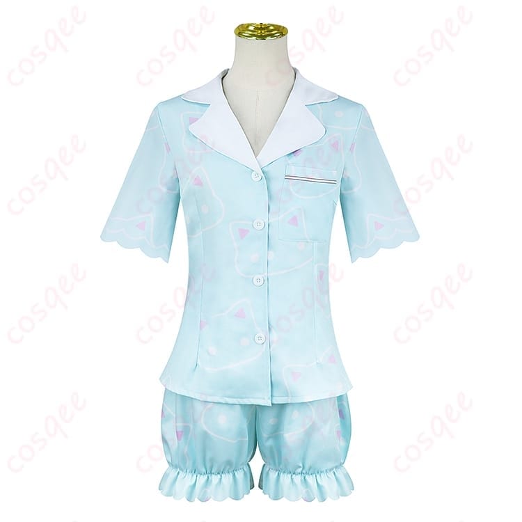 ブルーアーカイブ 早瀬ユウカのパジャマ風コスプレで、ゆるかわに快適映え - 1枚目の画像