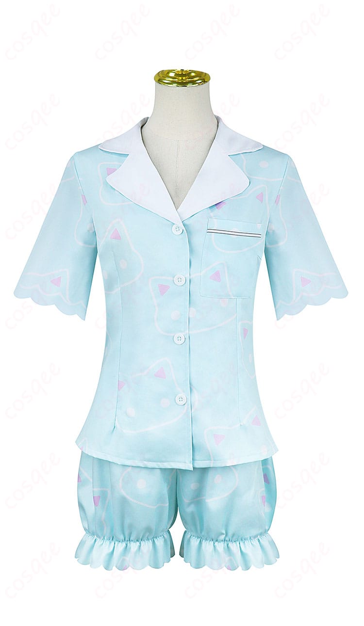 ブルアカ早瀬ユウカパジャマコスプレ衣装正面写真|コスプレ通販COSCLT