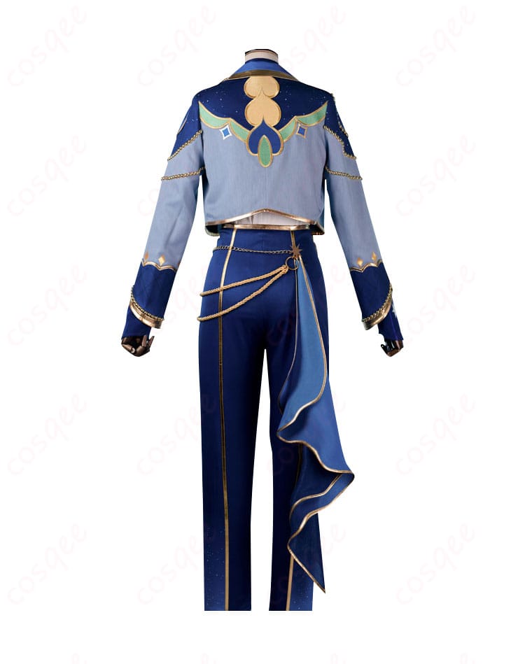 青葉つむぎ コスプレ衣装 背面ビュー|シルエットの美しさをチェック