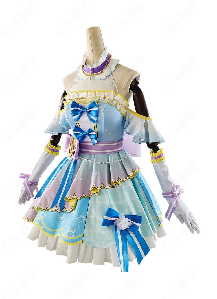 スクフェス 絢瀬絵里 コスプレ衣装 側面シルエット ─ 細部まで美しいライン