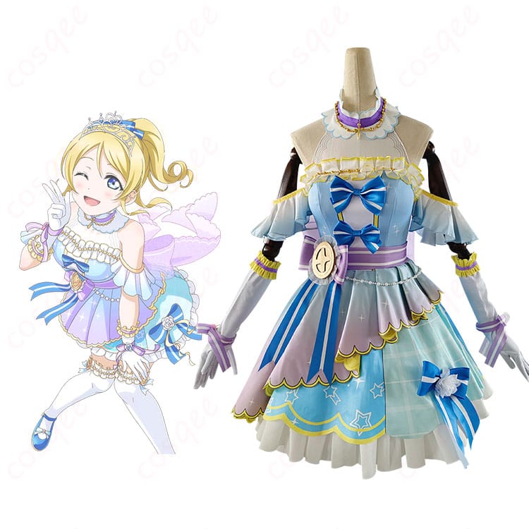 スクフェス 絢瀬絵里 コスプレ衣装 正面&キャラ比較ショット ─ 高再現度を今すぐチェック