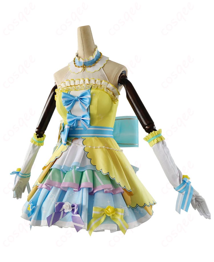 スクフェス 星空凛 コスプレ衣装 サイドシルエット|ライン&フィット感