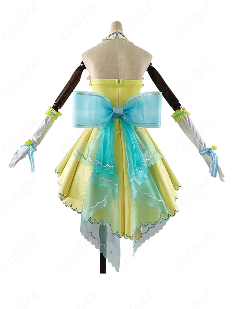 スクフェス 星空凛 コスプレ衣装 背面ディテール|腰飾りとリボンも本格再現