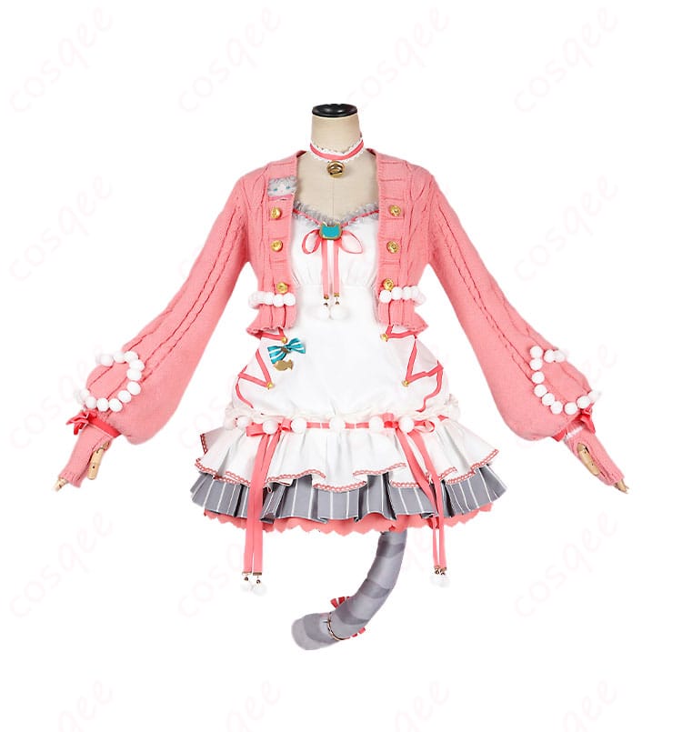 スクスタ 東條希 猫日和ver コスプレ衣装 正面全身ショット―忠実再現でイベント映え