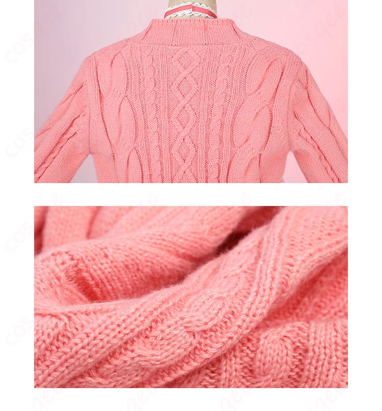 スクスタ 東條希 コスプレ衣装 猫日和ver 背面ディテール―刺繍とリボンに注目