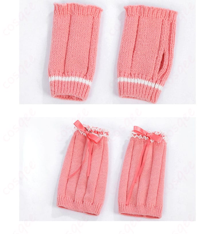 スクスタ 東條希 コスプレ衣装 猫日和ver 袖カバー&グローブ装飾 クローズアップ