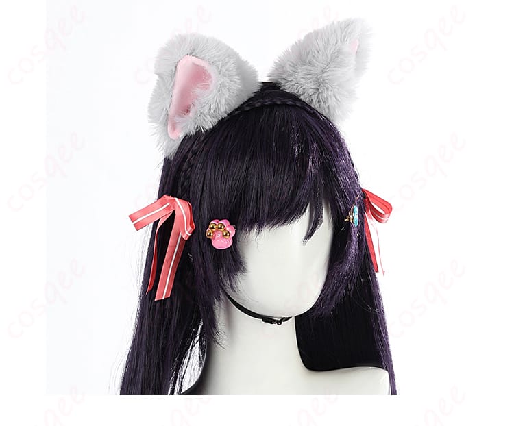 スクスタ 東條希 猫日和ver コスプレ衣装 ヘッドドレス&髪飾りディテール