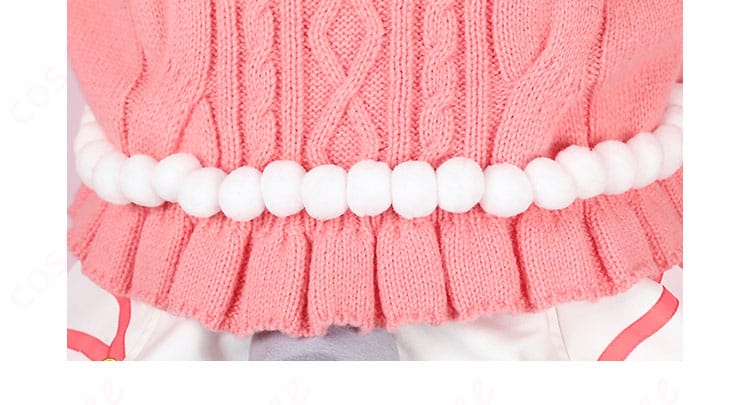 スクスタ 東條希 猫日和ver コスプレ衣装 前立て装飾ディテール 写真