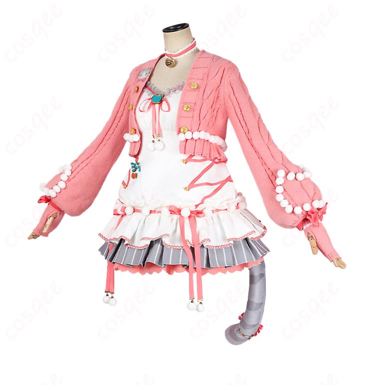 スクスタ 東條希 コスプレ衣装 猫日和ver 左側面シルエット―360度キュート