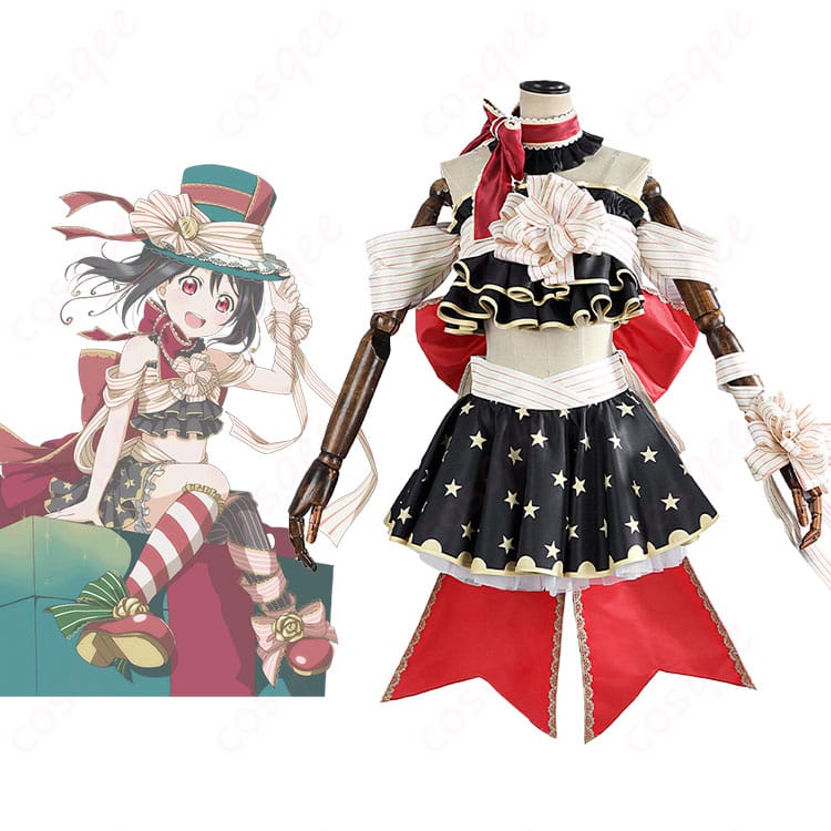 商品正面とキャラクターの融合画像|ラブライブ!スクフェス 矢澤にこ コスプレ衣装