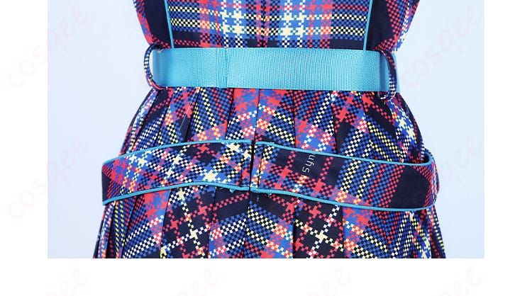 鬼塚冬毬 コスプレ衣装の腰間装飾。可愛らしいディテールがファッションを引き立てる。