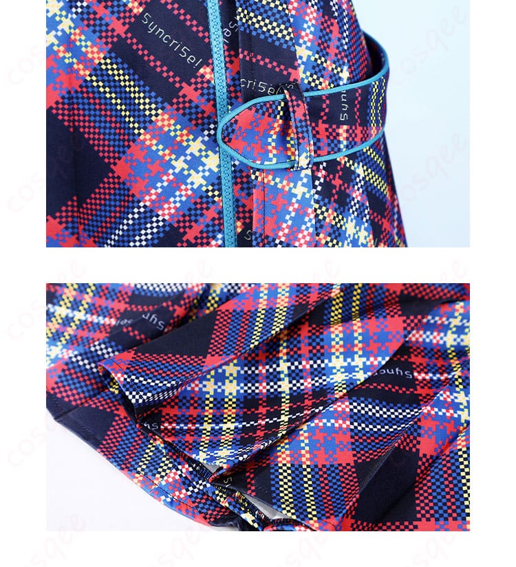 鬼塚冬毬 コスプレ衣装のスカート裾装飾。きれいなデザインで、完成度の高いコスプレ衣装。