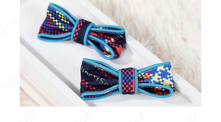 鬼塚冬毬 コスプレ衣装の髪飾りの詳細。ファン必見の可愛らしいデザイン。