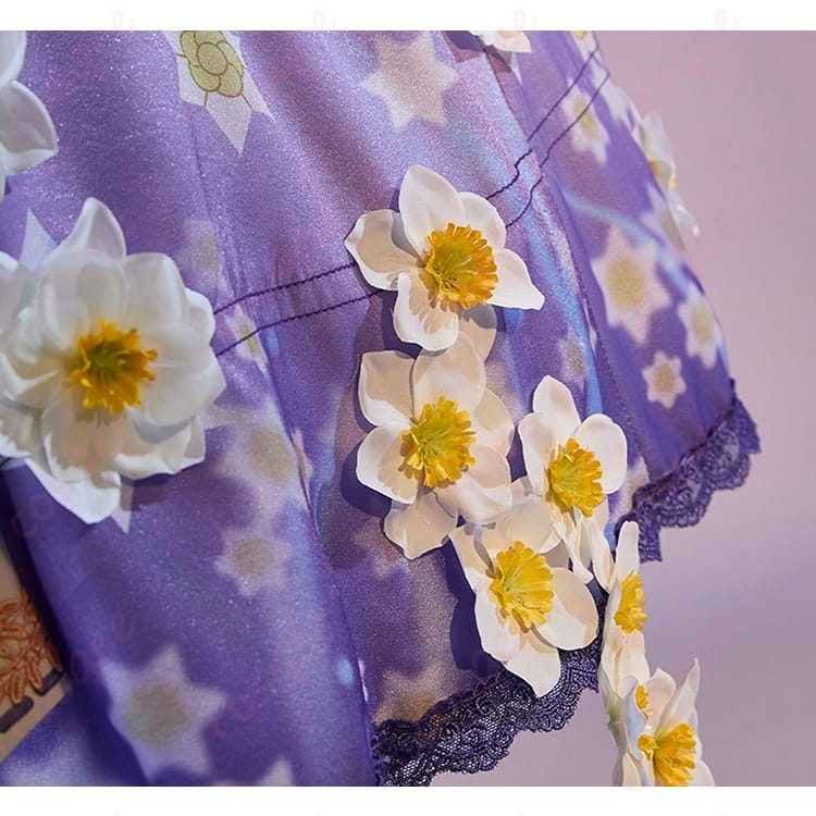 プロセカ 東雲絵名 ナーシサス・ペインタードレス コスプレ 衣装一式で写真映えするエモ可愛さ - 5枚目の画像