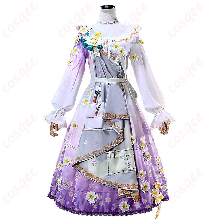 プロセカ 東雲絵名 ナーシサス・ペインタードレス コスプレ 衣装一式で写真映えするエモ可愛さ - 1枚目の画像