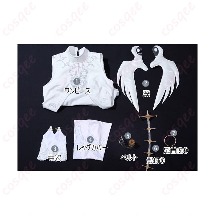 プロセカ 宵崎奏のブランシュエルドレスで儚さを纏う、写真映え抜群のコスプレ衣装 - 7枚目の画像