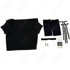 DEATH NOTE 弥海砂の黒ワンピでダーク可愛いを纏う コスプレ衣装 S〜XXL - 6枚目の画像（サムネイル）