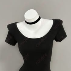 DEATH NOTE 弥海砂の黒ワンピでダーク可愛いを纏う コスプレ衣装 S〜XXL - 2枚目の画像（サムネイル）