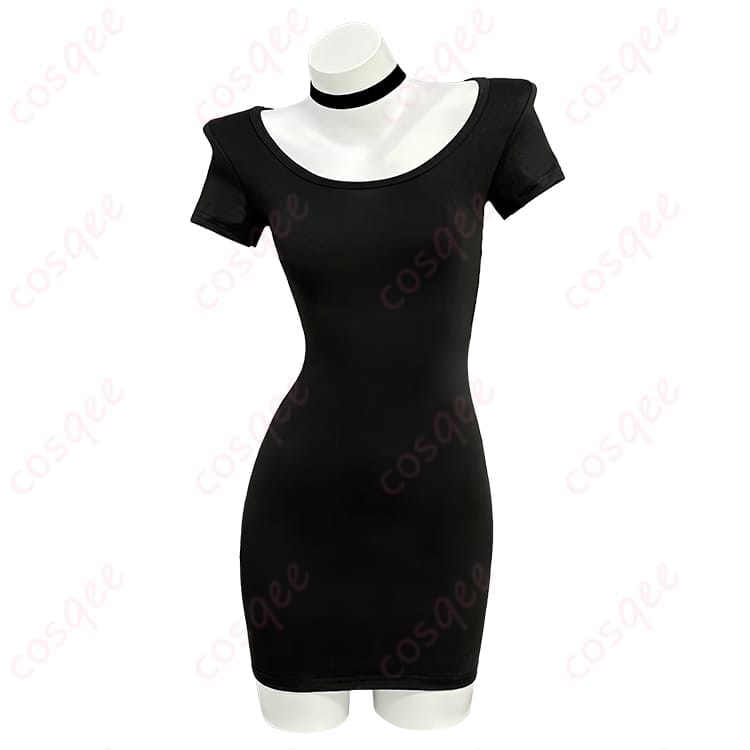 DEATH NOTE 弥海砂の黒ワンピでダーク可愛いを纏う コスプレ衣装 S〜XXL - 1枚目の画像