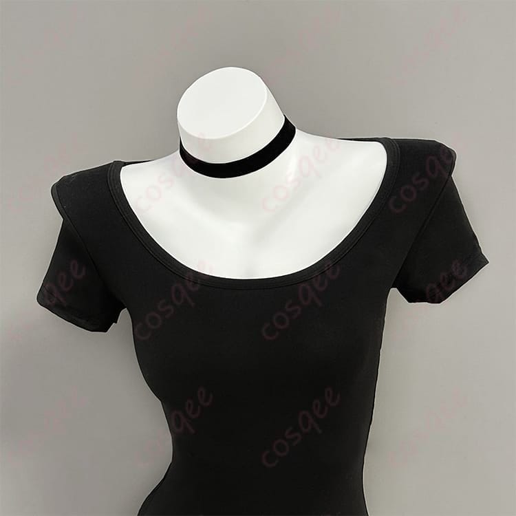 DEATH NOTE 弥海砂の黒ワンピでダーク可愛いを纏う コスプレ衣装 S〜XXL - 2枚目の画像